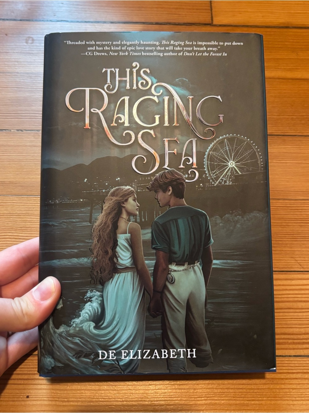 This Raging Sea by De Elizabeth Hardcover Book